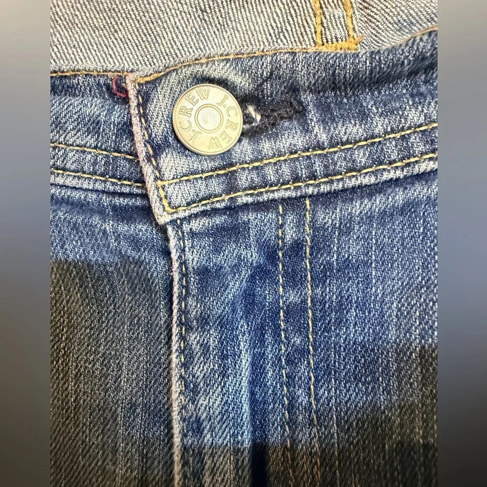 J.Crew Stretch Jeans Size 14 Regular Medium Wash Straight Leg USA